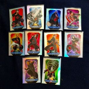 Naruto Star Collection Full SSR Set of Akatsuki Members 1-10 Cards
